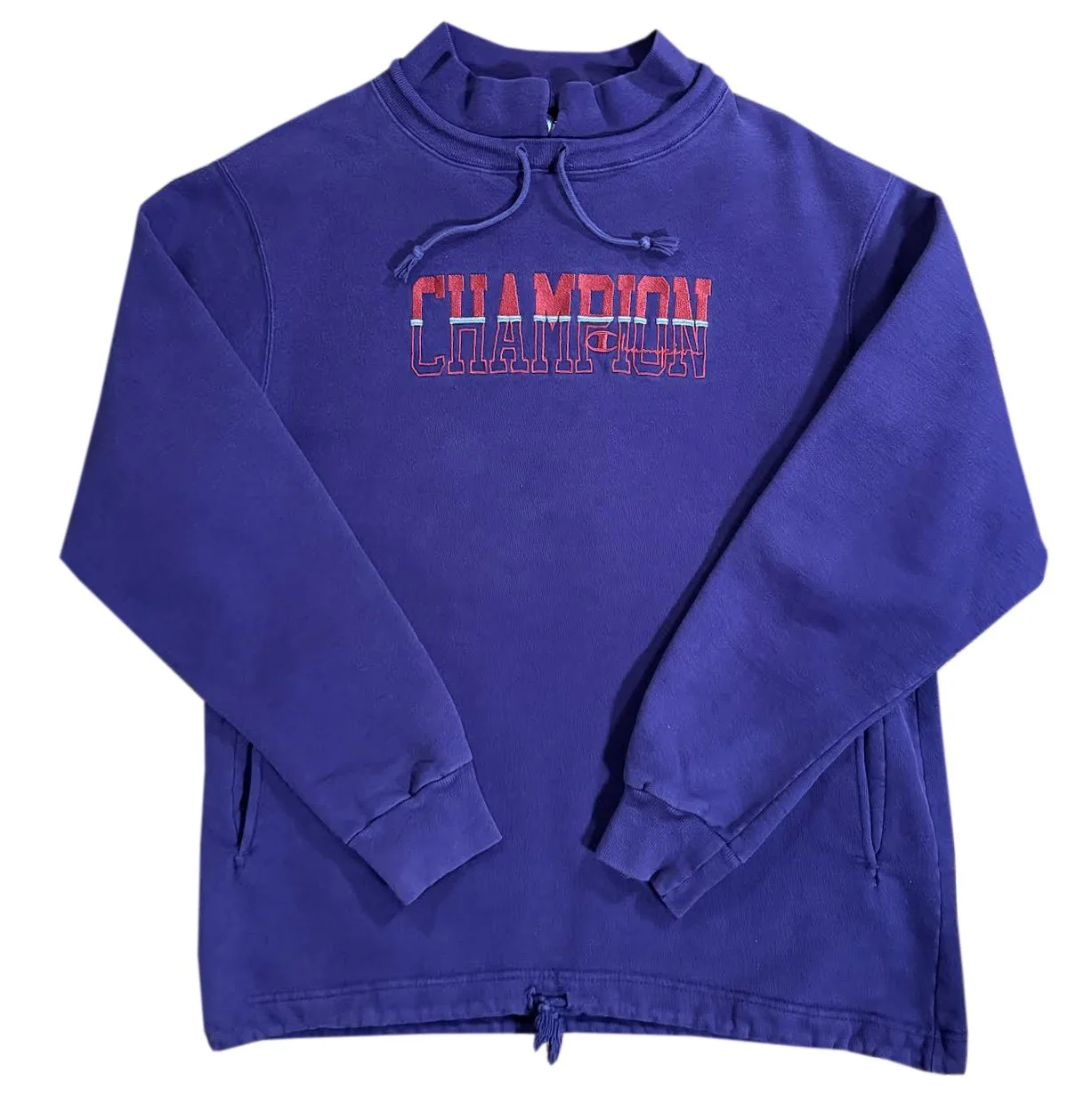 old Champion”鬼フェード“broken “boro sweat ROOTS OF FIGHT JOE FRAZIER LARGE World Champion Sweatshirt